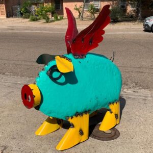 Giant pig with wings